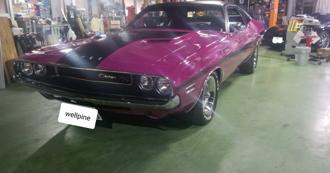 1970 ダッジチャレンジャー エンジン不調 Dodge Challenger R T 整備 坂戸の自動車修理 Wellpine Auto Garage 日本車 アメ車の各種修理 車検 板金 コーティングなど