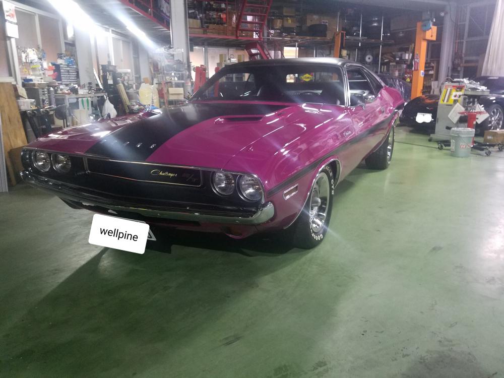 1970 ダッジチャレンジャー エンジン不調 Dodge Challenger R T 整備 坂戸の自動車修理 Wellpine Auto Garage 日本車 アメ車の各種修理 車検 板金 コーティングなど