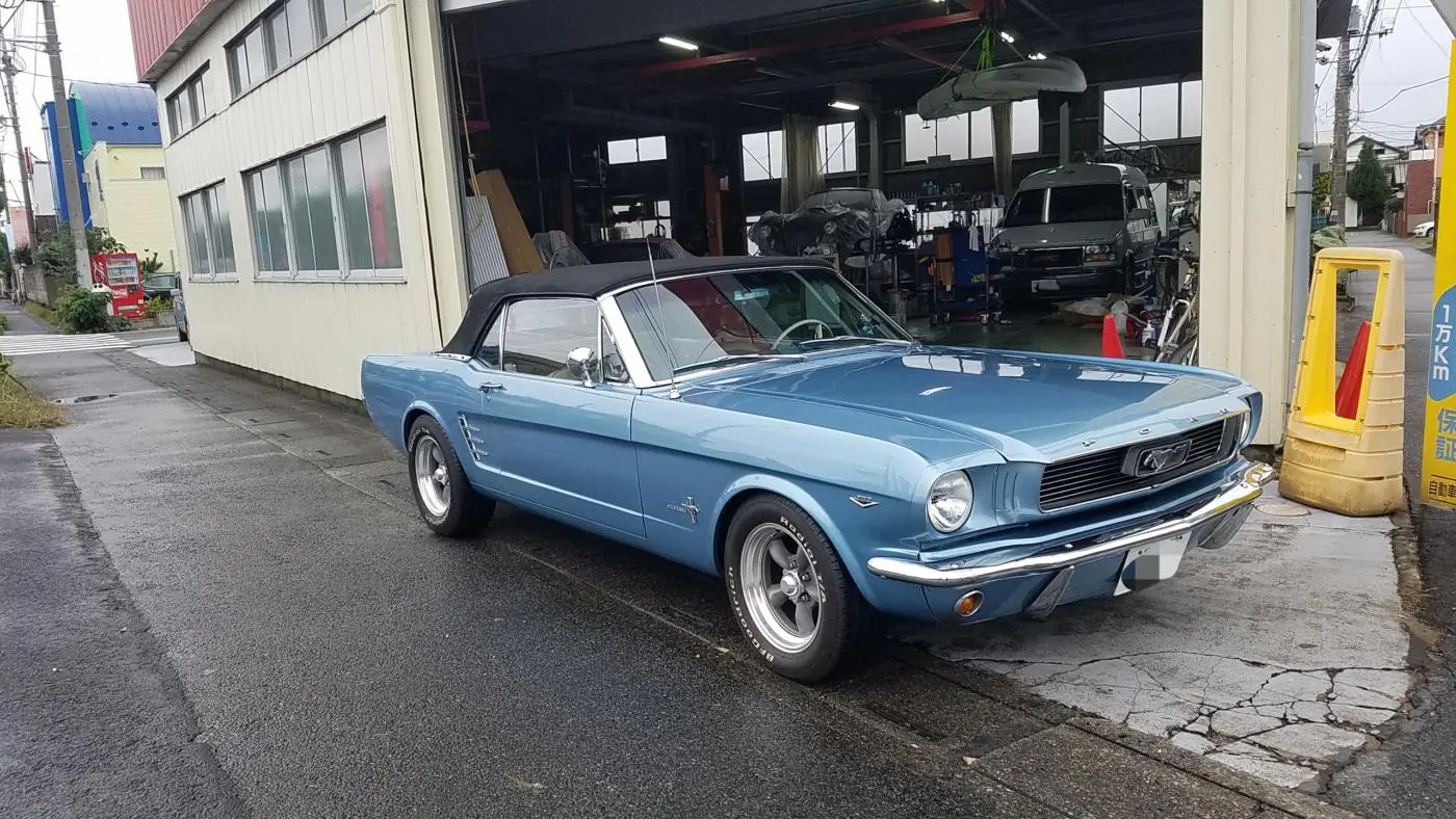 1966Y マスタング ブレーキがΣ(￣□￣|||) - 整備 - 坂戸の自動車修理