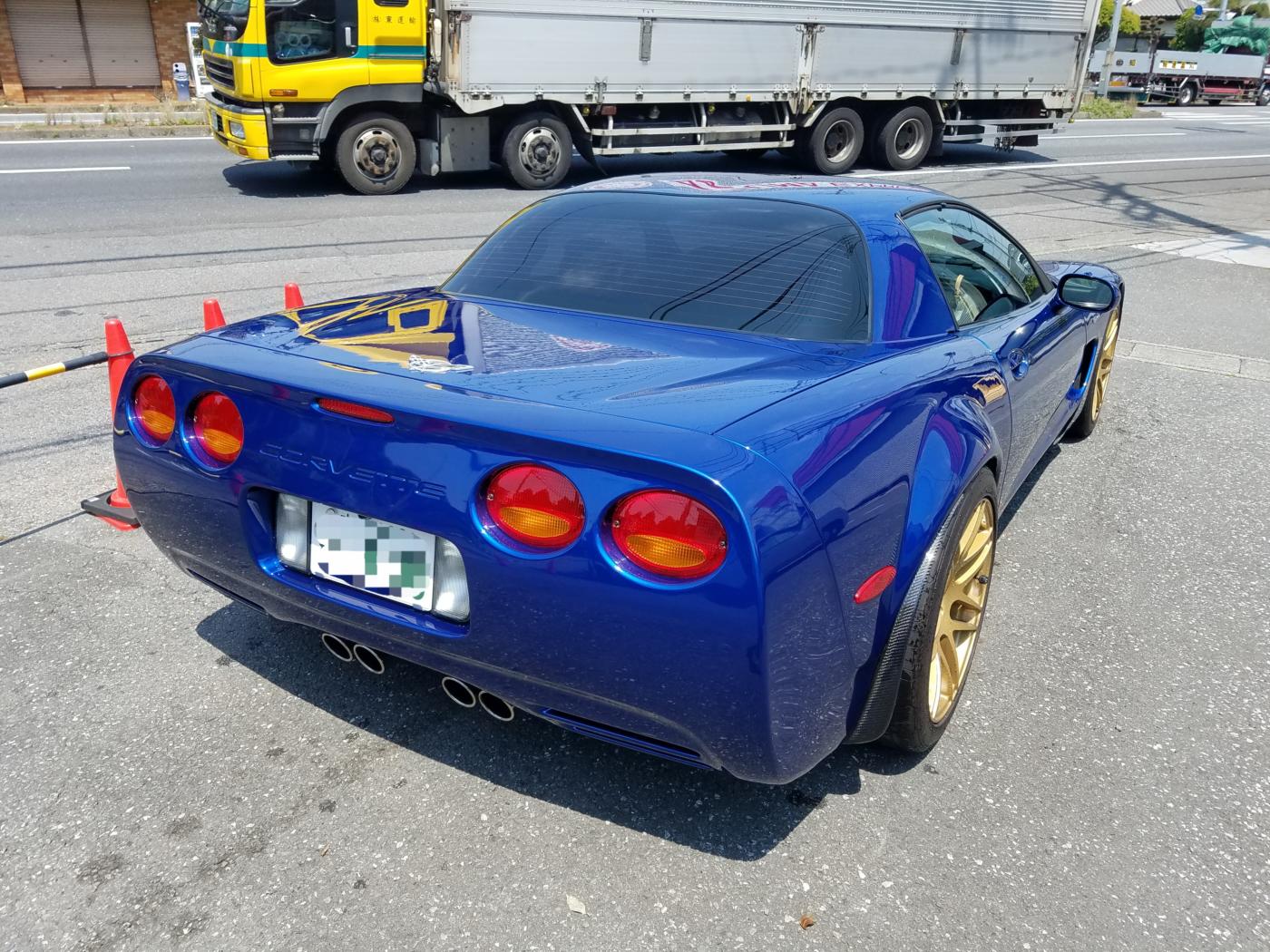 03y シボレー コルベット Z06 走行不能 整備 坂戸の自動車修理 Wellpine Auto Garage 日本車 アメ車 の各種修理 車検 板金 コーティングなど