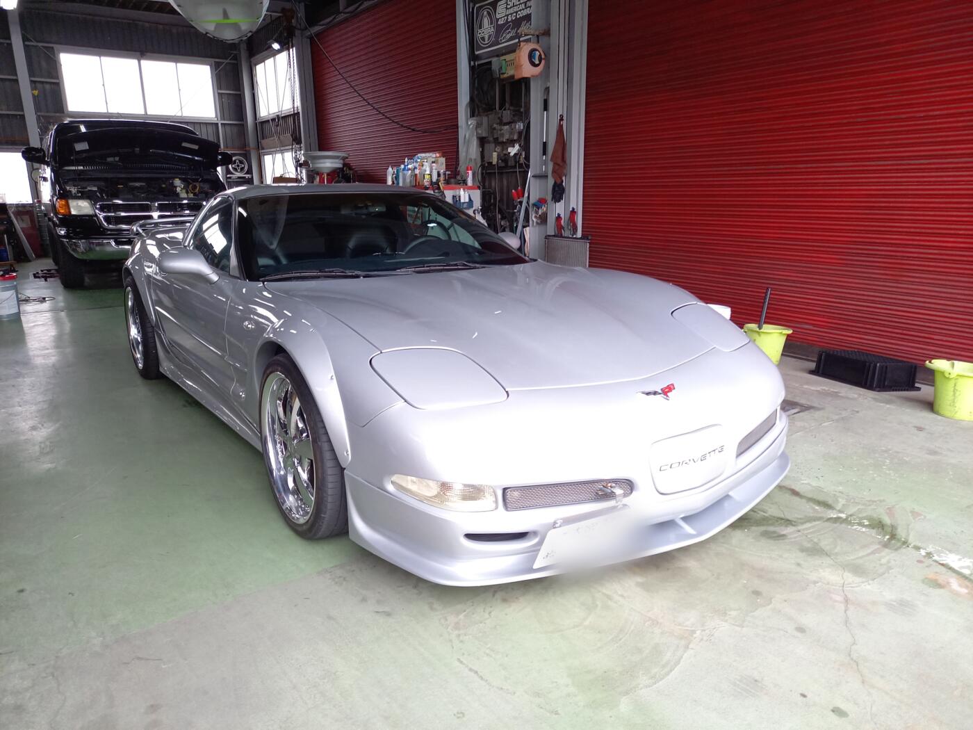 1999 C5 コルベット 持病 クランクプーリー ベルト鳴き 整備 坂戸の自動車修理 Wellpine Auto Garage 日本車 アメ 車の各種修理 車検 板金 コーティングなど